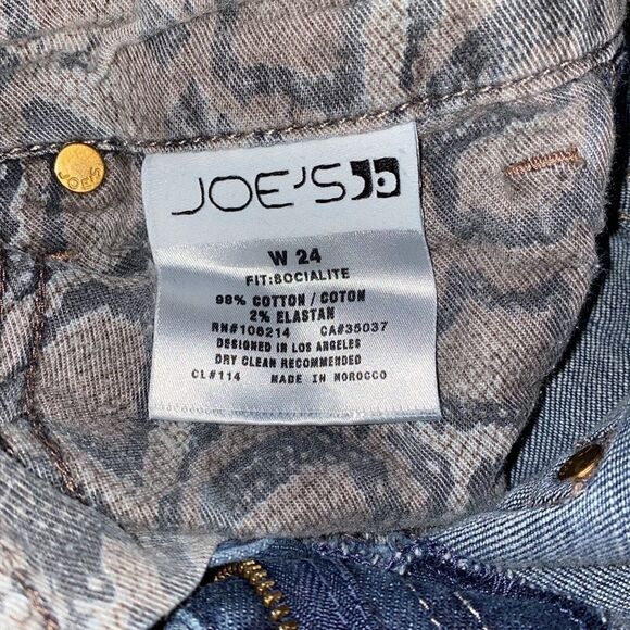 JOE’S JEANS socialite kicker capris size 24 - Picture 5 of 8